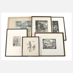 Graphikkonvolut Leipziger Künstler