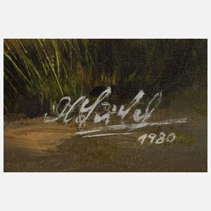 Manfred Leibl, Elefant in der Savanne