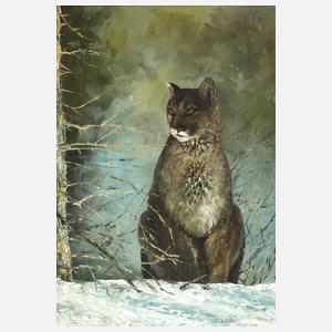 Manfred Leibl, Raubkatze im Schnee