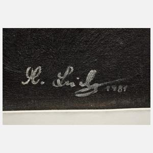 Manfred Leibl, Mädchenportrait mit Pferd