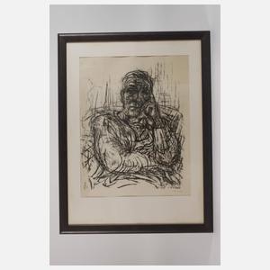 Max Uhlig, "Frauenbildnis mit aufgestützter Hand"