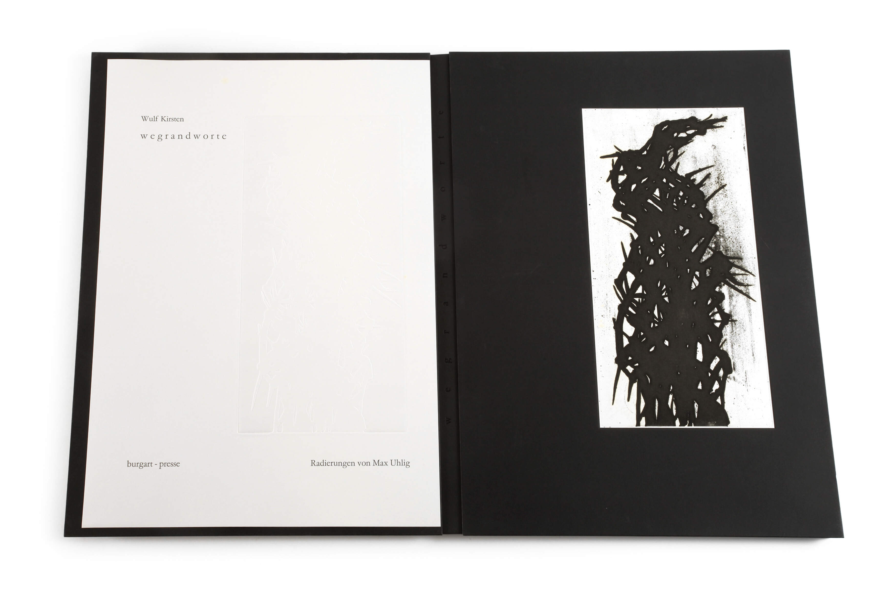 Max Uhlig, Mappenwerk "Wegrandworte"