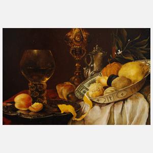 Stillleben mit Früchten nach Willem Kalf