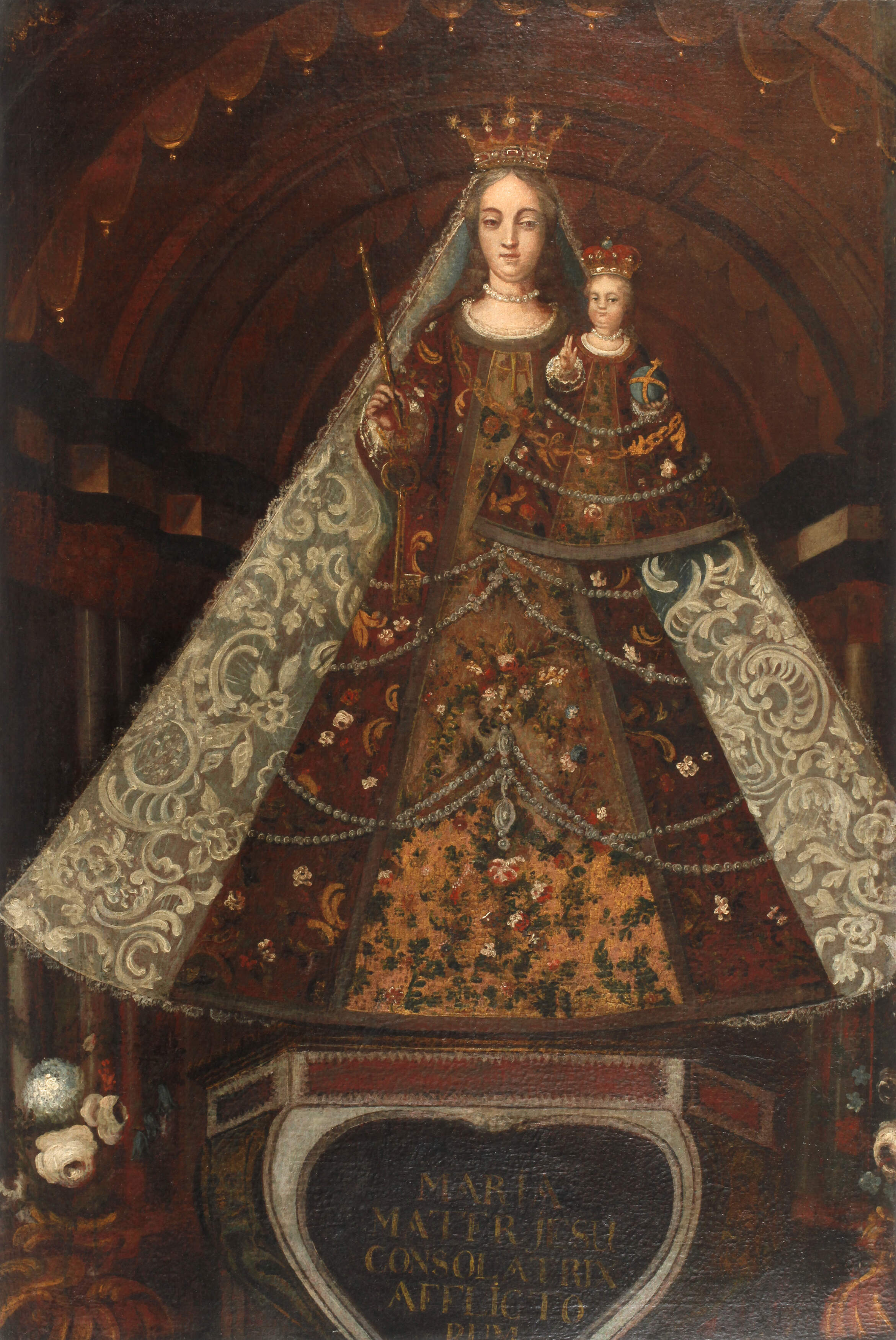 Madonna der Schule von Cusco