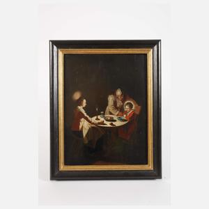 Heilige Familie beim Abendmahl nach Jean Le Clerc