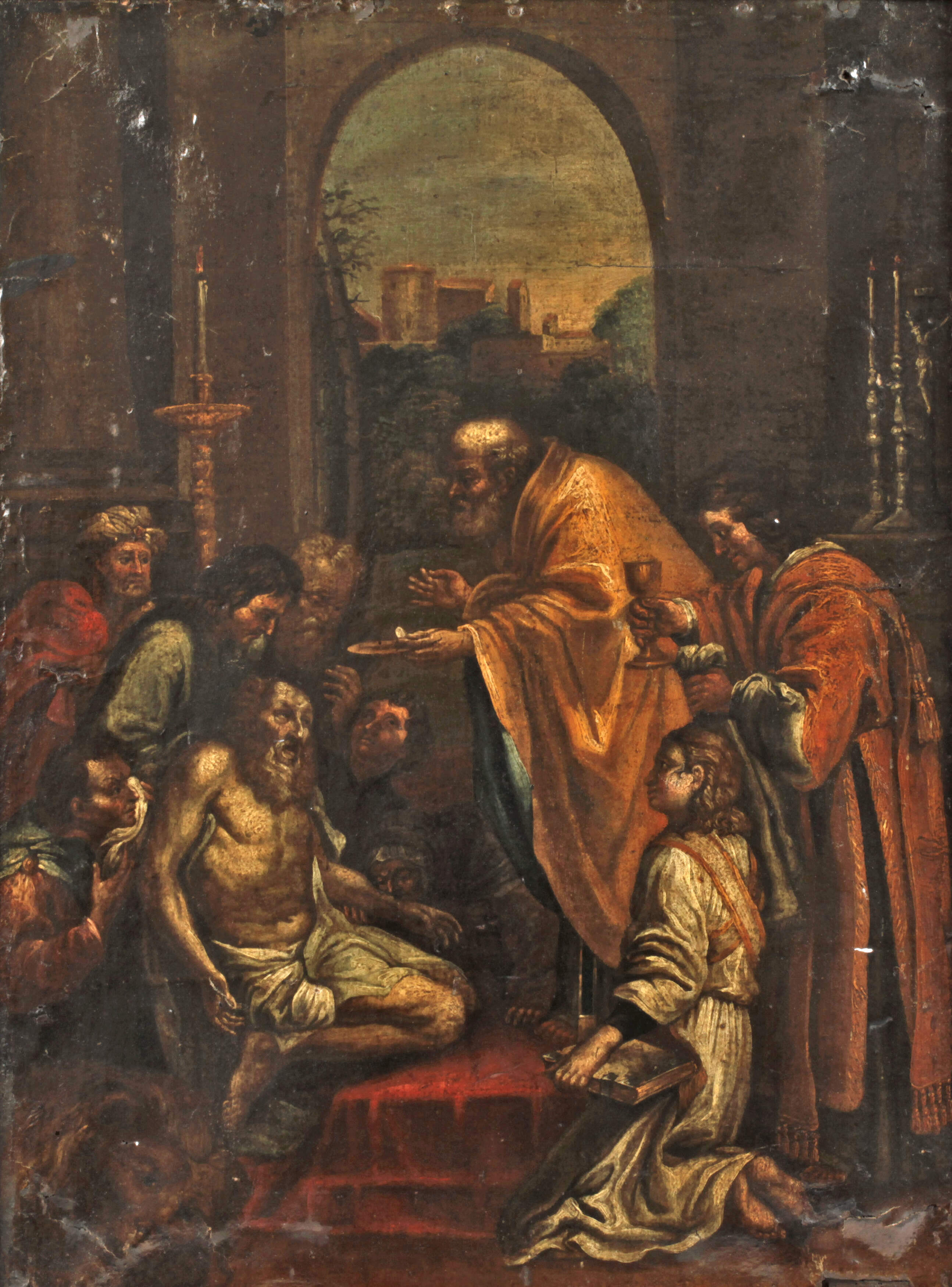 Die letzte Kommunion des Heiligen Hieronymus