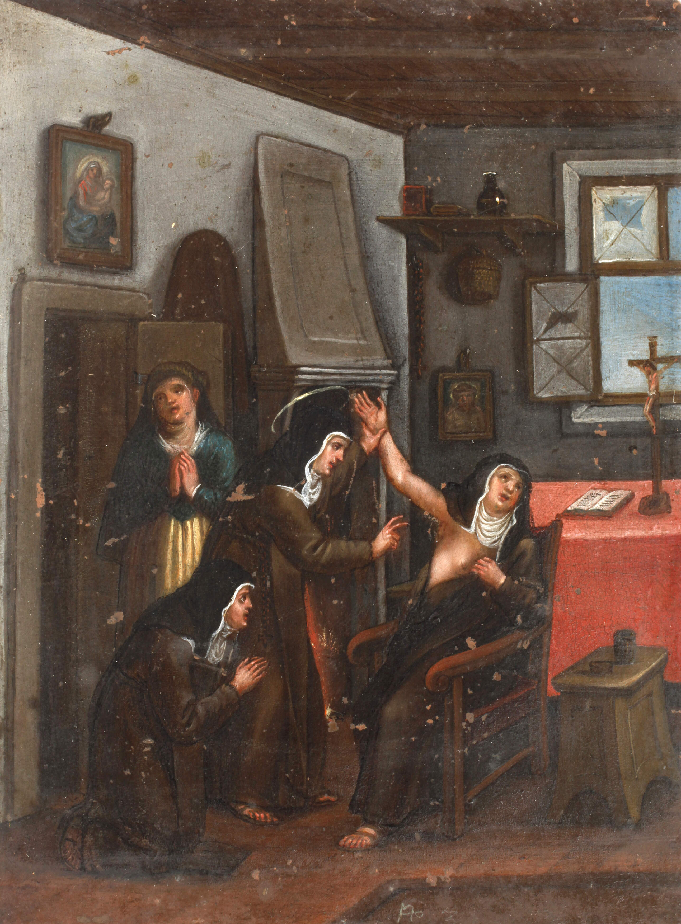 Christliche Leidensszene