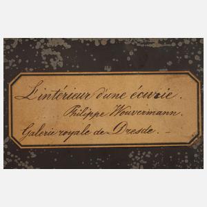 "Der Gasthofstall" nach Wouverman