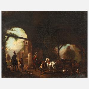 "Der Gasthofstall" nach Wouverman