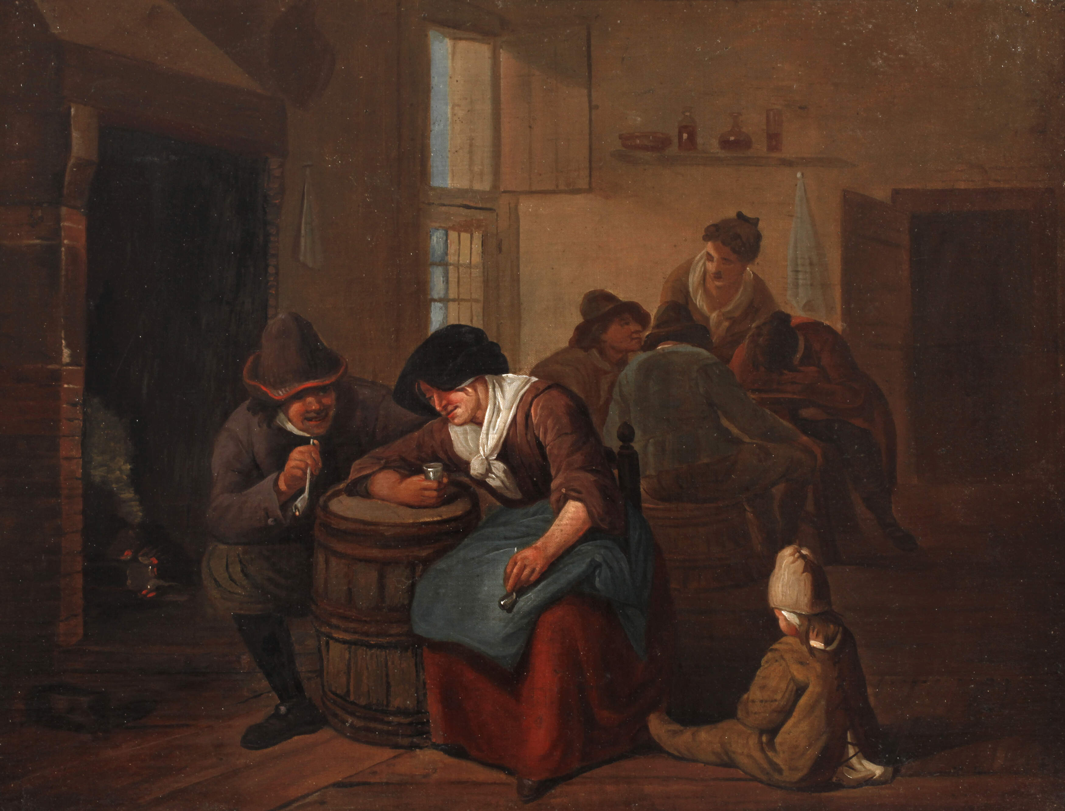 Bauern in der Wirtsstube