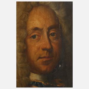 Barocke Portraitpendants des Ehepaares von Arnold