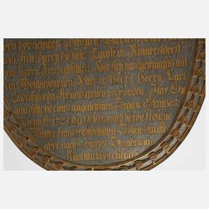 Barocke Portraitpendants des Ehepaares von Arnold