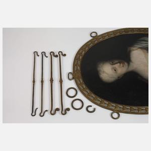 Barocke Portraitpendants des Ehepaares von Arnold