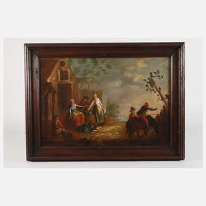 Ländliche Szene des Barock