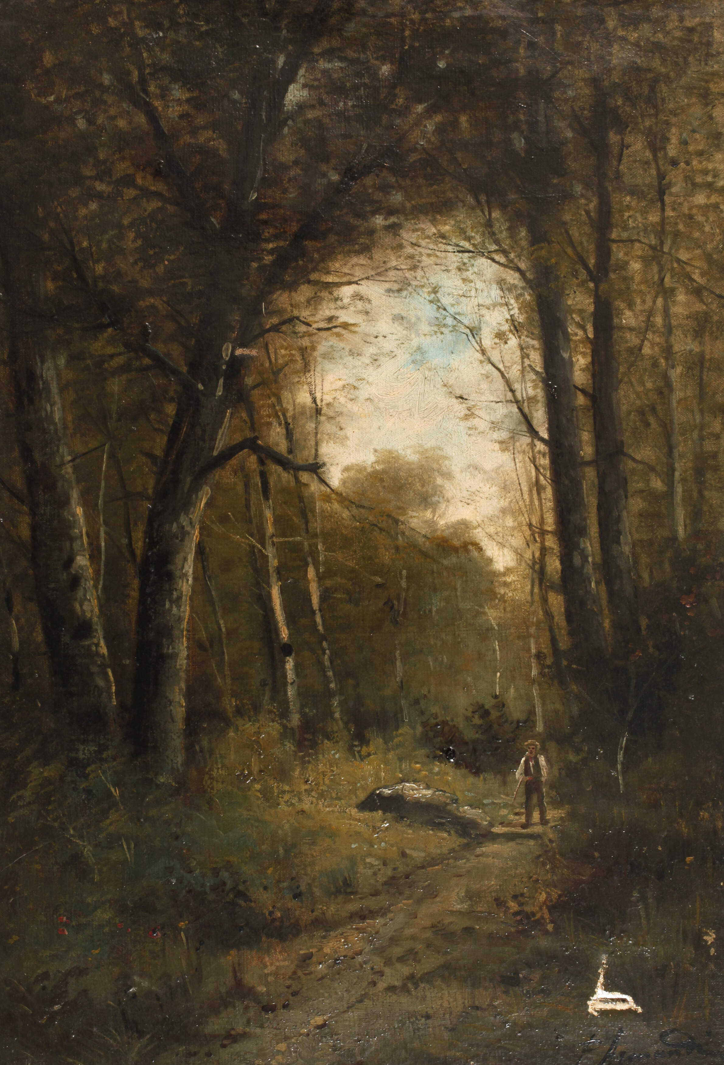 Paul Armandi, Wanderbursche im Wald