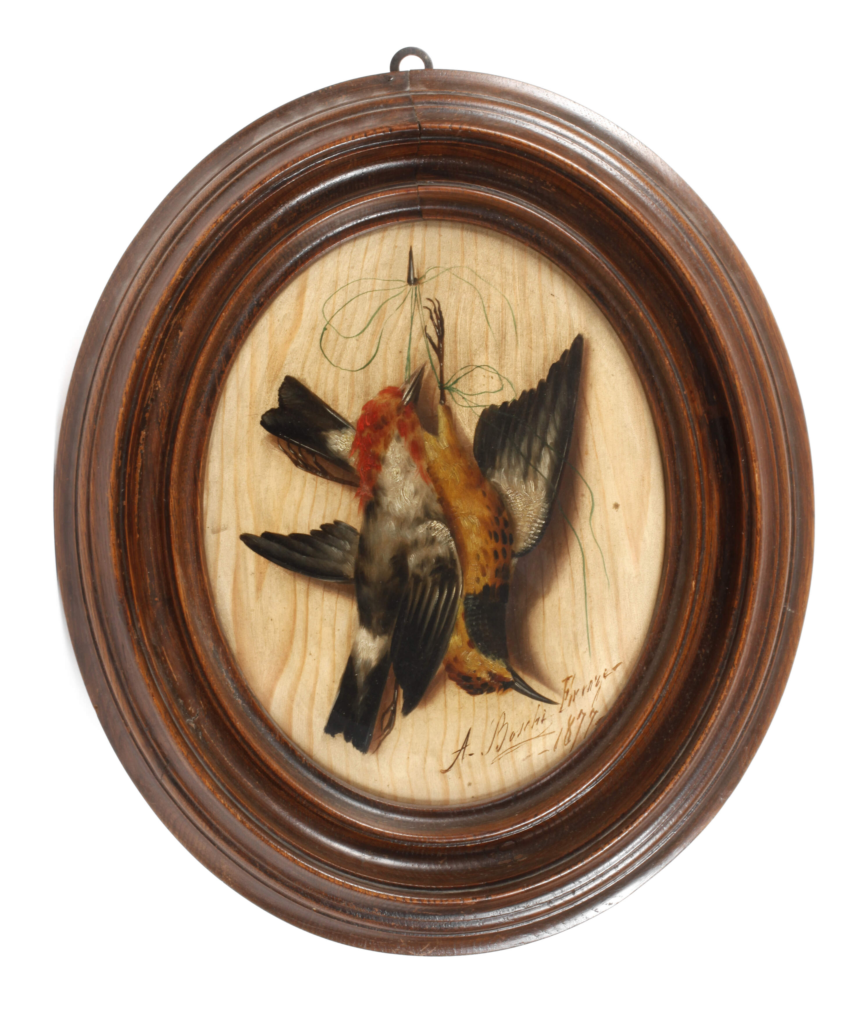 Achille Boschi, Trompe-l’œil mit toten Vögeln