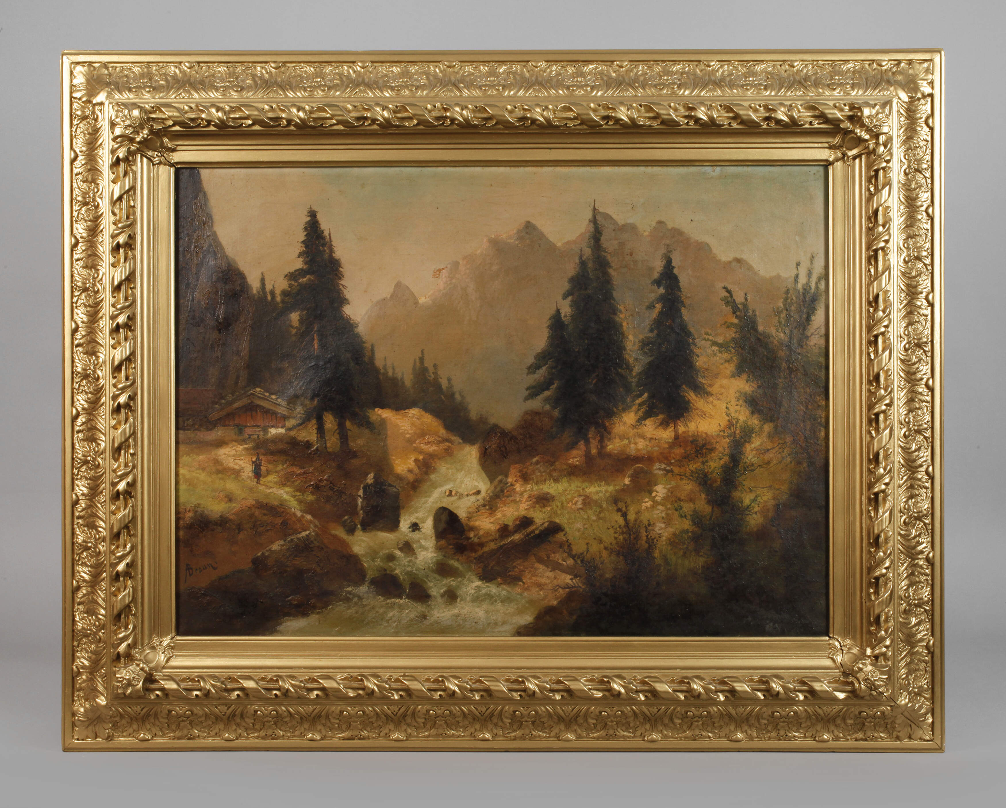 A. Braun, Hochgebirgslandschaft