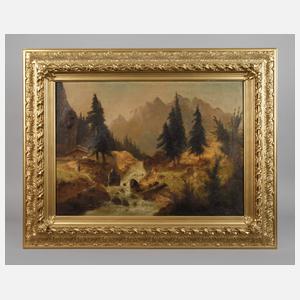 A. Braun, Hochgebirgslandschaft