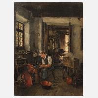 Carl Breitbach, attr., Beim Kupferschmied111