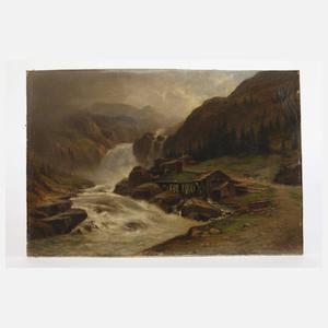 Gustav Breuning, Sägemühle am rauschenden Gebirgsfluss