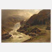 Gustav Breuning, Sägemühle am rauschenden Gebirgsfluss111