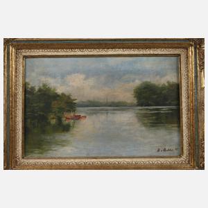 H. von Buttlar, Sommerliche Seelandschaft