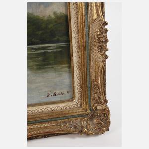 H. von Buttlar, Sommerliche Seelandschaft