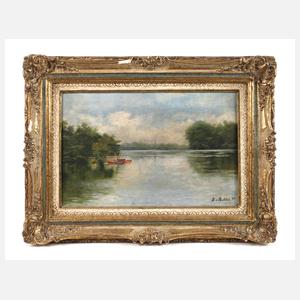 H. von Buttlar, Sommerliche Seelandschaft