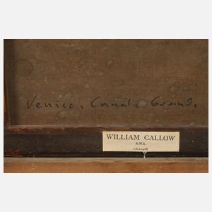 William Callow, attr., Am Canal Grande in Venedig