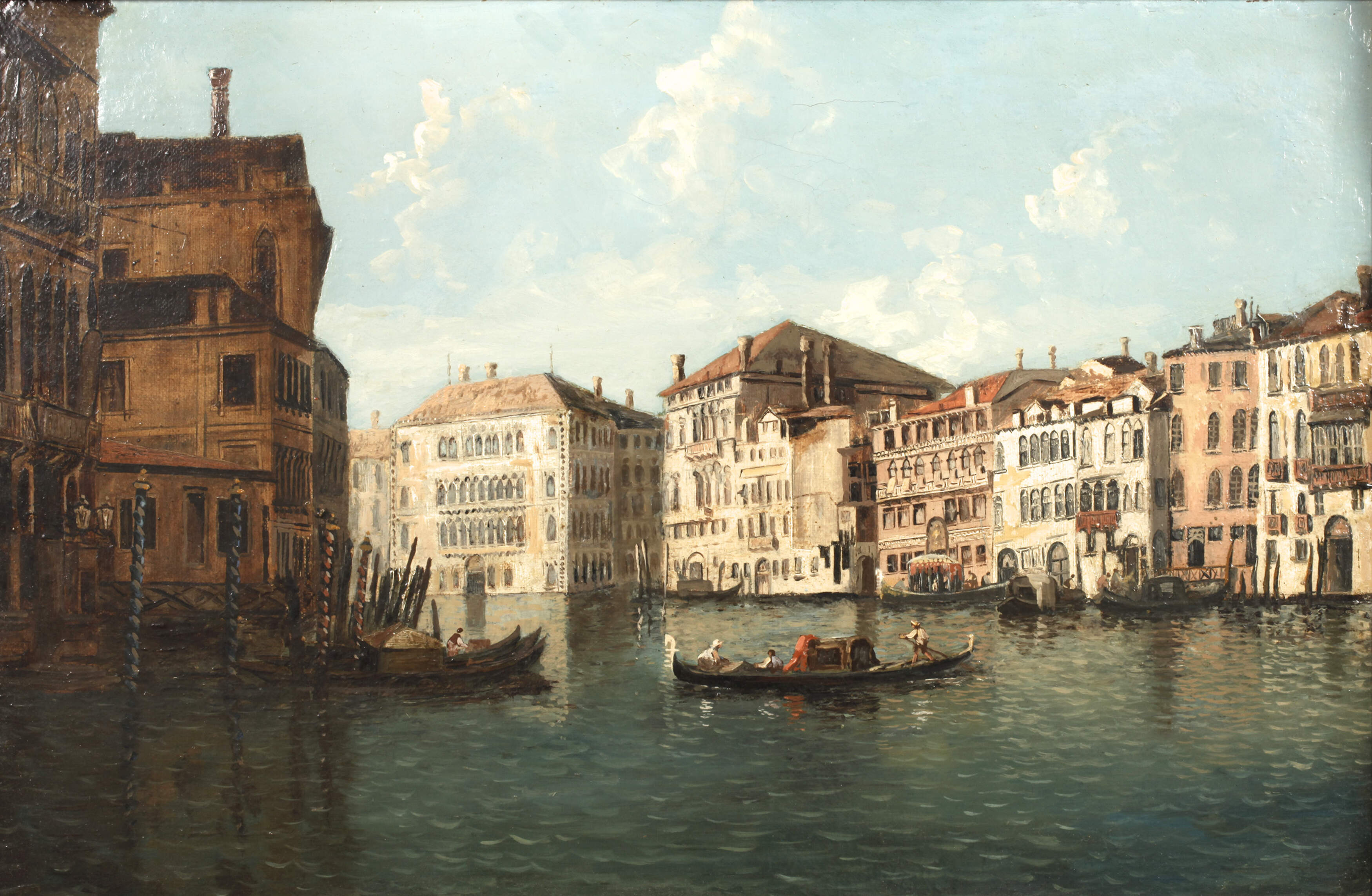 William Callow, attr., Am Canal Grande in Venedig