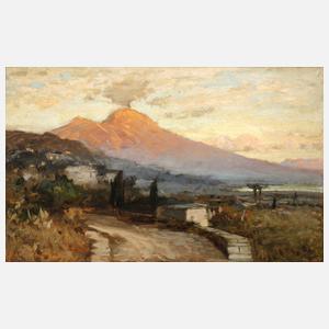 Moritz Erdmann, Blick zum Vesuv