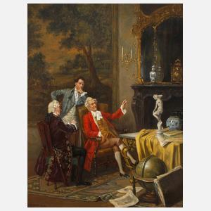 Albert Joseph Franke, Die Kunstkenner