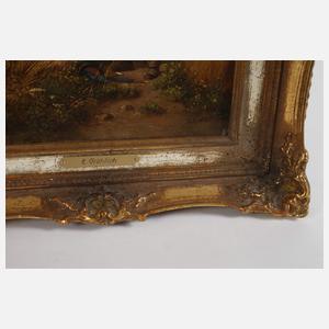 Ernst Fröhlich, attr., Begegnung auf dem Feld