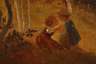Ludwig von Hagn, attr., "Waldinterieur mit zwei Kindern"