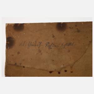 Ludwig von Hagn, attr., "Waldinterieur mit zwei Kindern"