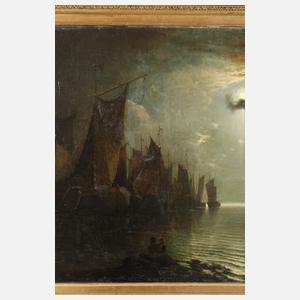 Karl Kaufmann, Mondschein im Scheveningener Hafen