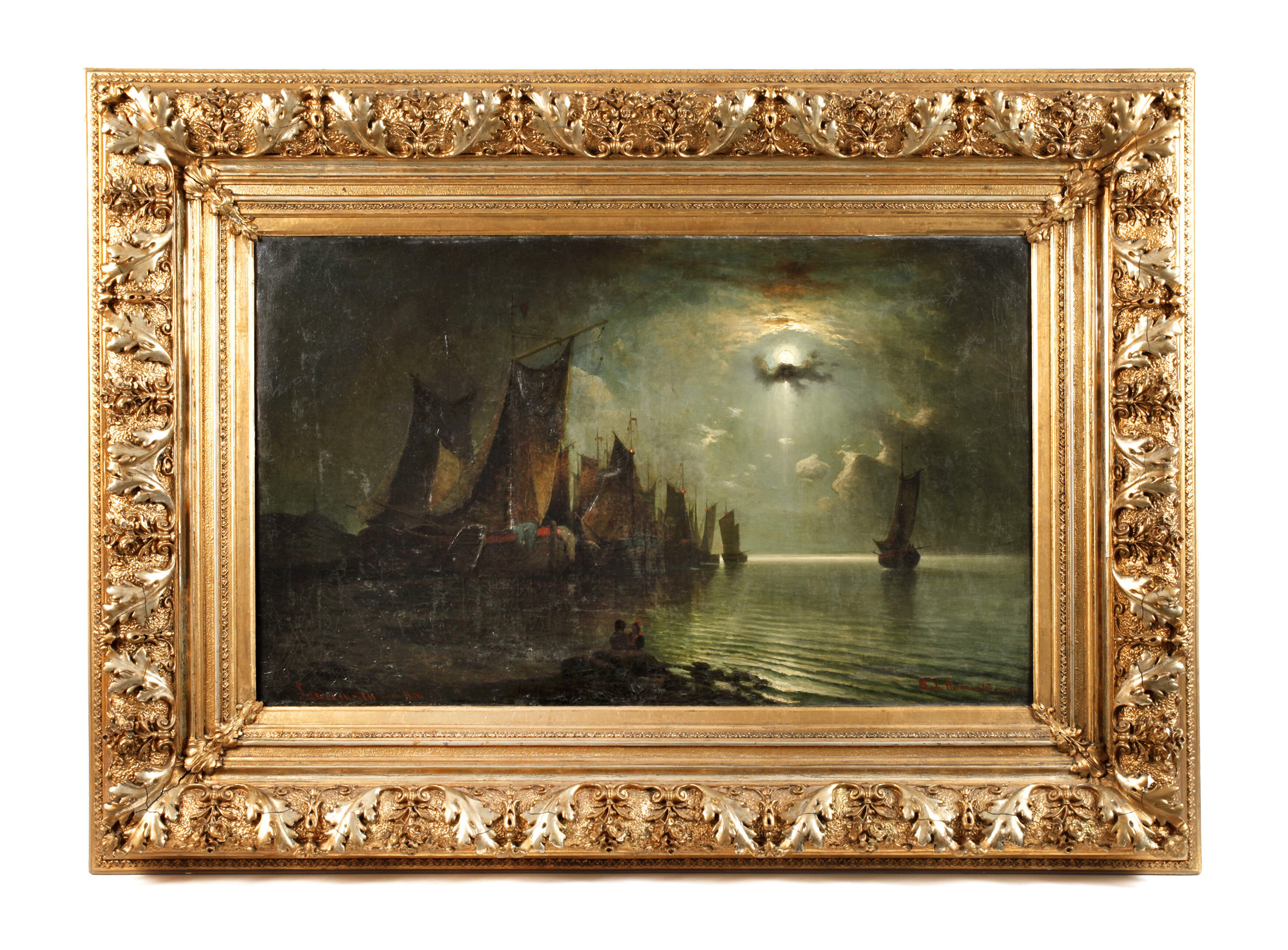 Karl Kaufmann, Mondschein im Scheveningener Hafen