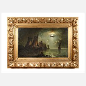 Karl Kaufmann, Mondschein im Scheveningener Hafen