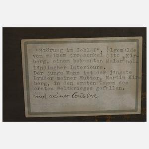 Otto Kirberg, "Störung im Schlaf"