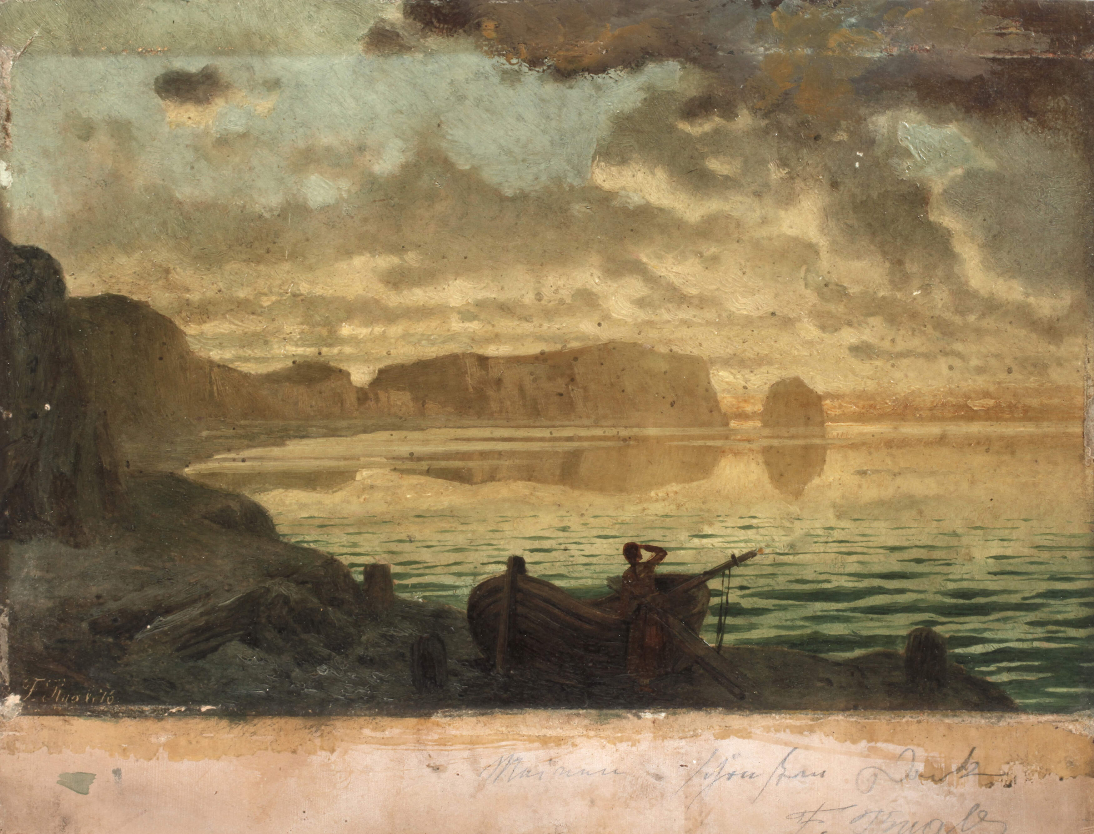 Ferdinand Knab, Romantische Meeresszene