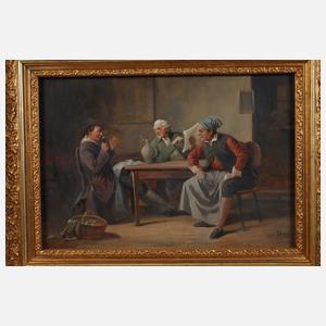 August Knoop, Im Wirtshaus