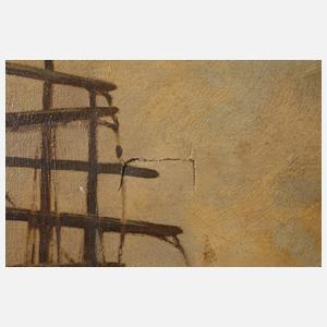 W. Kssing, Schiffe im Hafen