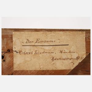 Richard Linderum, "Der Einsame"