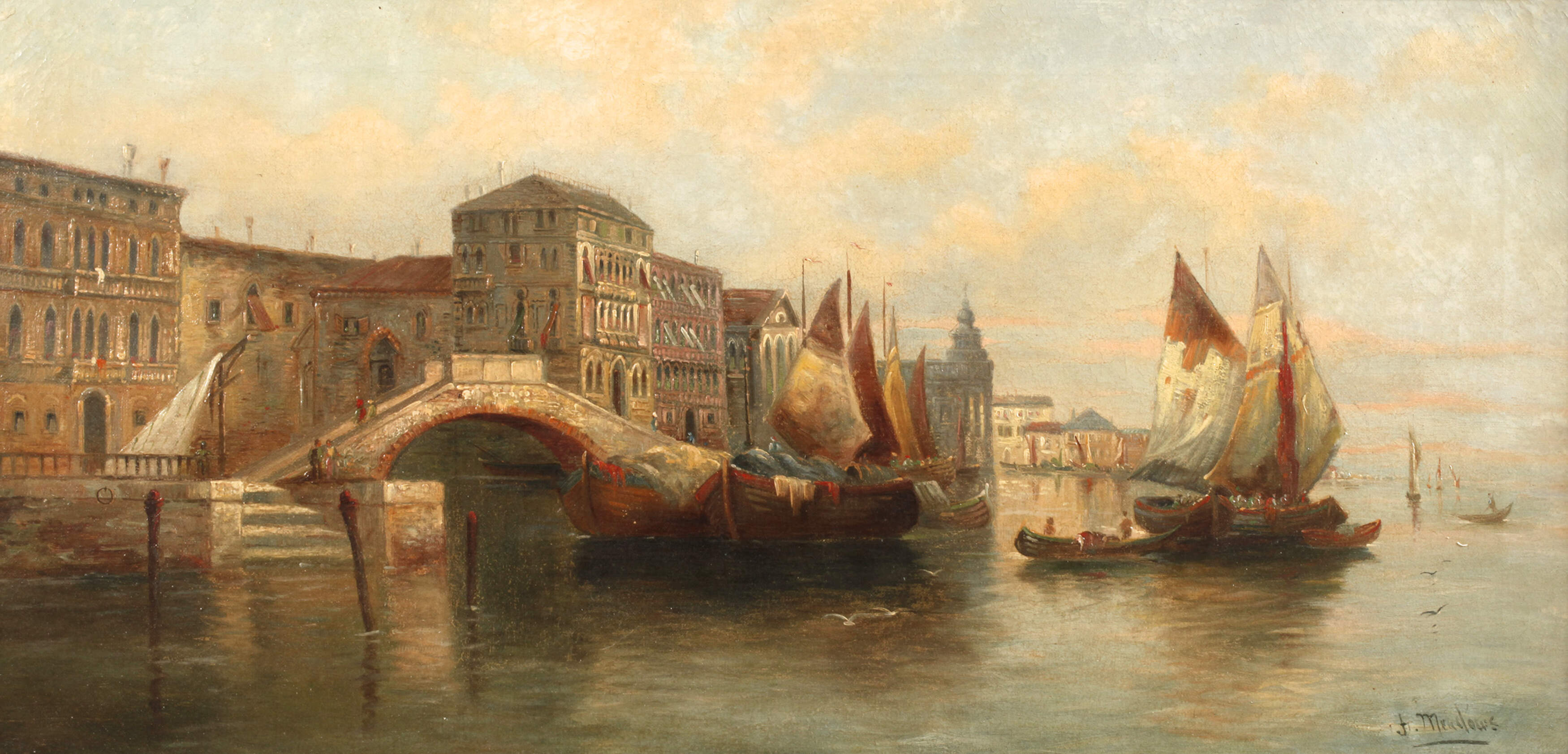 Meadows, attr., Venedigansicht