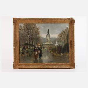 Joaquím Pallarés Allustante, "Paris Place de la République"