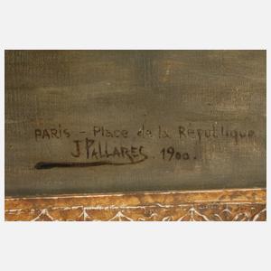 Joaquím Pallarés Allustante, "Paris Place de la République"