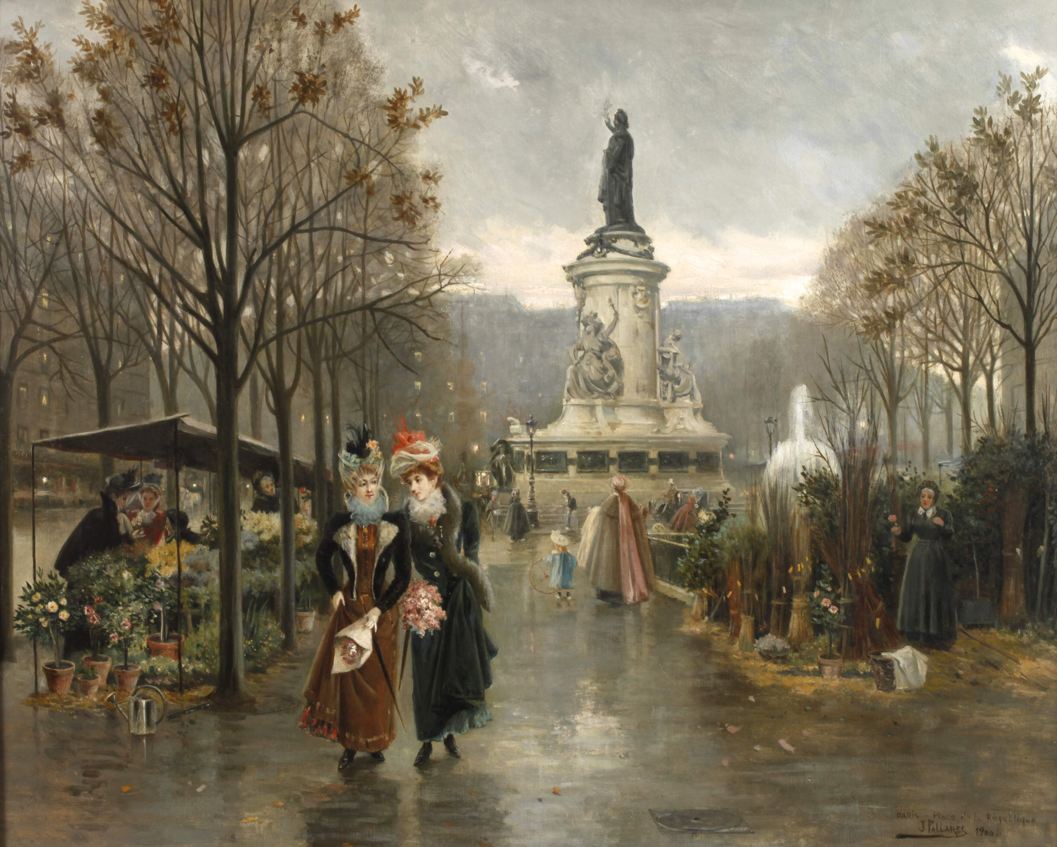 Joaquím Pallarés Allustante, "Paris Place de la République"