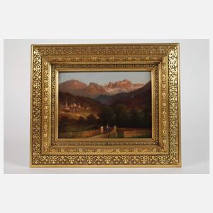 Louis Ritschard, Dorf in den Dolomiten