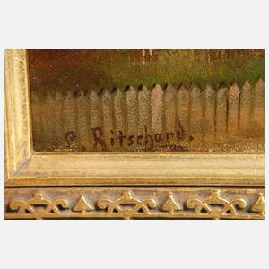 Louis Ritschard, Dorf in den Dolomiten