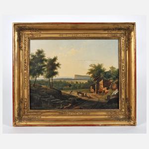 Frans Swagers, attr., Sommerliche Landstraße